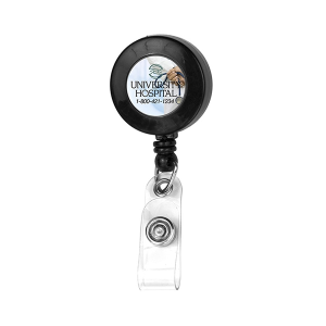 BELLEFONTAINE VL 30 Cord Round Retractable Badge Reel and Badge